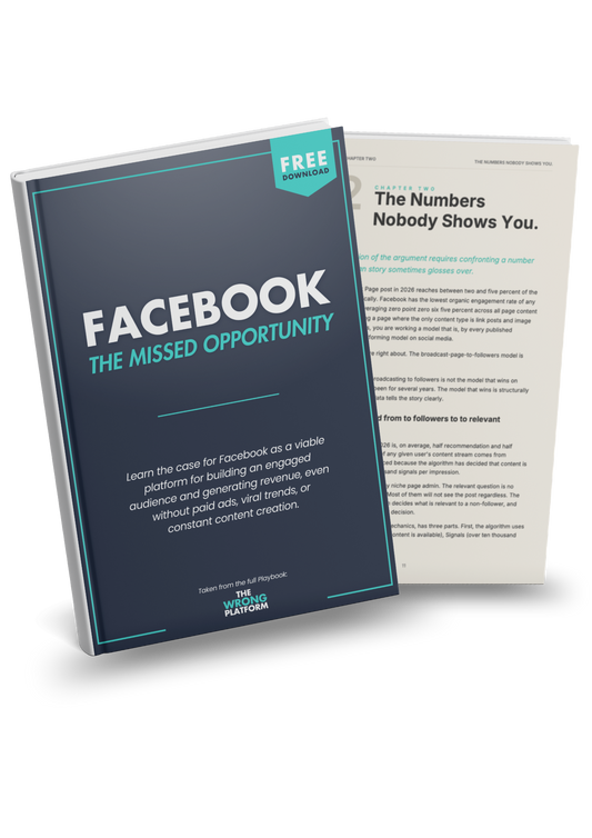 Facebook: The Missed Opportunity